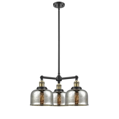 

Innovations Lighting 207 Large Bell Large Bell 3 Light 22 Wide Chandelier - Black