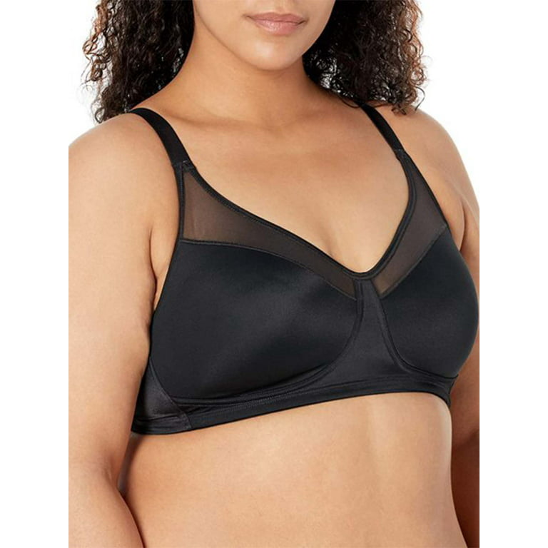 18 Hour Smoothing Minimizer Wirefree Bra Black 38D
