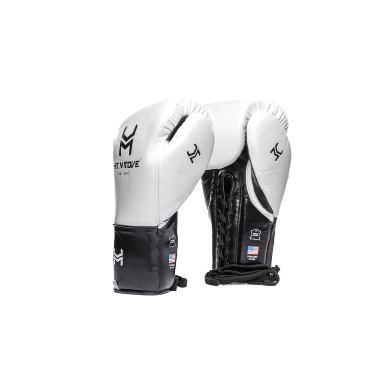 Hit N Move Boxing Gloves - All Day Pro Balance 16oz Red - Lace Up