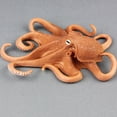 thumbnail image 3 of DRAFIDEEP 1Pack Octopus Model Realistic Sea Animal Figurines Lifelike Decoration Brown Plastic, 3 of 8