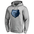 thumbnail image 2 of Men's Heathered Gray Memphis Grizzlies Primary Logo II Pullover Hoodie, 2 of 3