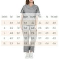 thumbnail image 3 of Scrubs Uniform for Women - Tops & Straight Leg Pants with multi Pockets, Soft Stretch, Easy Care Light Blue XXL, 3 of 3