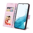 thumbnail image 3 of Compatible avec Samsung Galaxy S23 FE 5G Étui Rétro Fleur Dorée Cuir PU Portefeuille Blocage RFID, 3 of 5