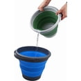 thumbnail image 6 of SAMMART 5.5L (1.4 Gallon) Collapsible Plastic Bucket with Lid - Foldable Round Tub with Lid - Portable Fishing Water Pail - Space Saving Outdoor Waterpot, 6 of 7