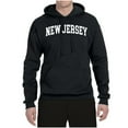 thumbnail image 2 of Wild Bobby State of New Jersey College Style Unisex Hoodie Sweatshirt, 2 of 6
