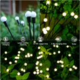 8Pack 64 LED Spring DHF10 Swaying Lights Outdoor Powered Firefly Lights