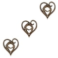 thumbnail image 1 of Inteprter Escultura de madera en forma de corazón para pared, artesanía rústica, sala de estar, vacaciones, cumpleaños, decoración de boda, Type2 NO2, 1 of 6