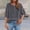 Dark Blue, variant on Womens Plus Size T-Tops New Women's Round Neck T-Shirt Vintage Embroidery Mid Sleeve Tops Breathable Loose Fits Casual Summer Tee