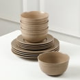 thumbnail image 4 of Earth & Clay Hazel 24-Piece Dinnerware Set Stoneware, Sand, 4 of 7