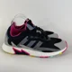 thumbnail image 2 of Adi - das Tresc Run Sneakers Men 9 Black Pink Low Top Athletic Running Shoes EG5023, 2 of 6