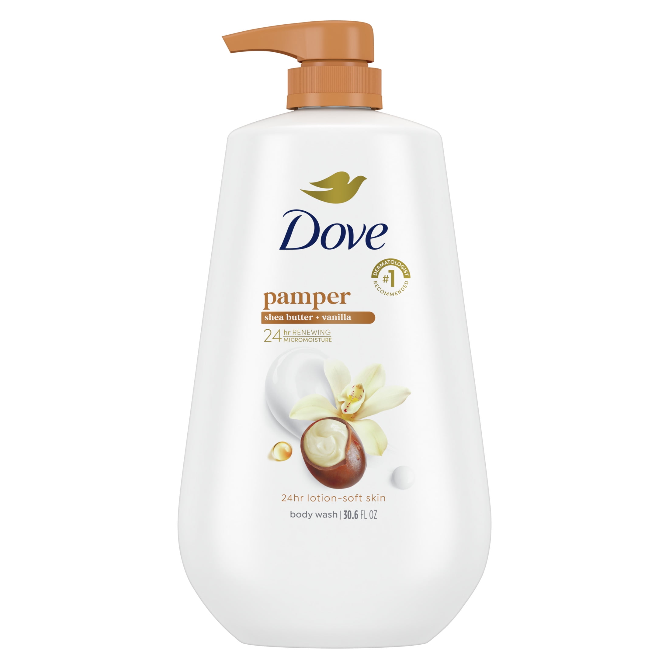 Dove Deep Moisture Nourishing Long Lasting Women's Body Wash Twin