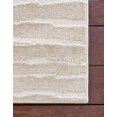 thumbnail image 6 of Sabrina Soto Ola 5' x 8' Beige Striped Outdoor Rug, 6 of 8