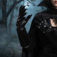thumbnail image 7 of Yvsxxv 1 Pair Black Plush Wolf Claw Gloves Gloves & Mittens Festival Stage Performance Props for Halloween Special Events Daily Outfits, 7 of 7