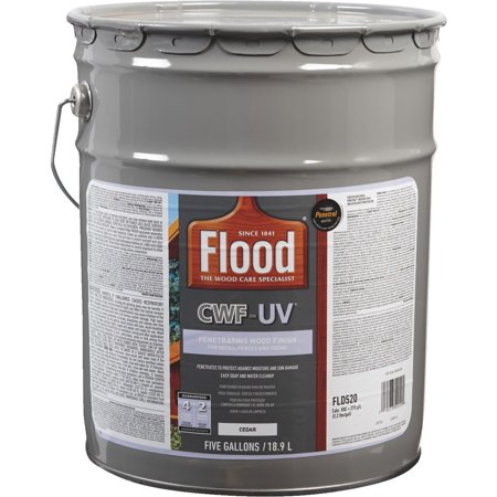 Flood CWF-UV Oil-Modified Fence Deck and Siding Clear Wood (Best Primer For Wood Deck)