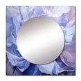 thumbnail image 2 of Designart "Lavender Rose Twist" abstract spirals Square Mirror For Wall Decor - Large Purple Square Printed Wall Mirror Art - Square Modern Mirror - Wall Mounted Square Large Mirror, 2 of 5