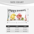 thumbnail image 4 of Zufioo Hello Summer Gnome Print Double-sided Plush Pillow Cover,Decorative Pillow Protector without Pillow Core, Suitable for Sofa, Bedroom, Car-14"x20", 4 of 6