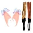 thumbnail image 1 of Miangastore Masquerade Accessory Latex Leather Elastic Band 1Set 4.9x1.8in, 1 of 8