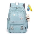 thumbnail image 2 of Mochilas escolares grandes para niñas, bolsa para libros de escuela primaria, mochila escolar impermeable para niños Fivean  unisex, 2 of 2