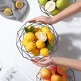 thumbnail image 4 of Frutero de alambre de Metal, cestas de almacenamiento de frutas Iron Arts para encimera de cocina, encimera, decoración del hogar, mesa central decorativa, 4 of 5