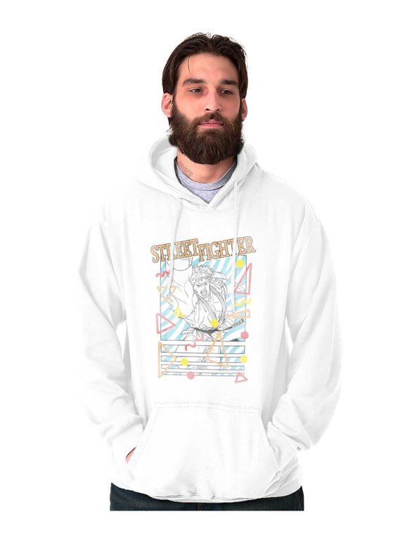 90s Video Game Ryu Graphic Pullover Hoodie Brisco Brands X