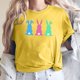 thumbnail image 2 of Blusa informal de manga corta con cuello redondo y estampado de Pascua para mujer Pompotops hfajkhk127898, 2 of 5