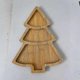 thumbnail image 1 of Wooden Serving Tray Christmas Tree Tray Plate for Home (Pointy Tree Divided), 1 of 5