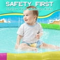 thumbnail image 4 of Niubya 60" Non-Slip Splash Pad for Kids & Dog, Thicken Sprinkler Pool Outdoor play mat, Four color splicing, 4 of 9