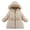 B, variant on Beautyzll 1-5T Baby Girls Winter Down Jacket Coat for Kids Toddler Padded Cotton Fleece Coat with Hoodie