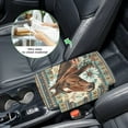 thumbnail image 5 of Renewold American Tribal Horse Flower Auto Center Console Armrest Cover Arm Rest Seat Box Pad Protector with Side Storage Pocket Middle Console Pad for Car Storage Box Car Interior Accessories, 5 of 9