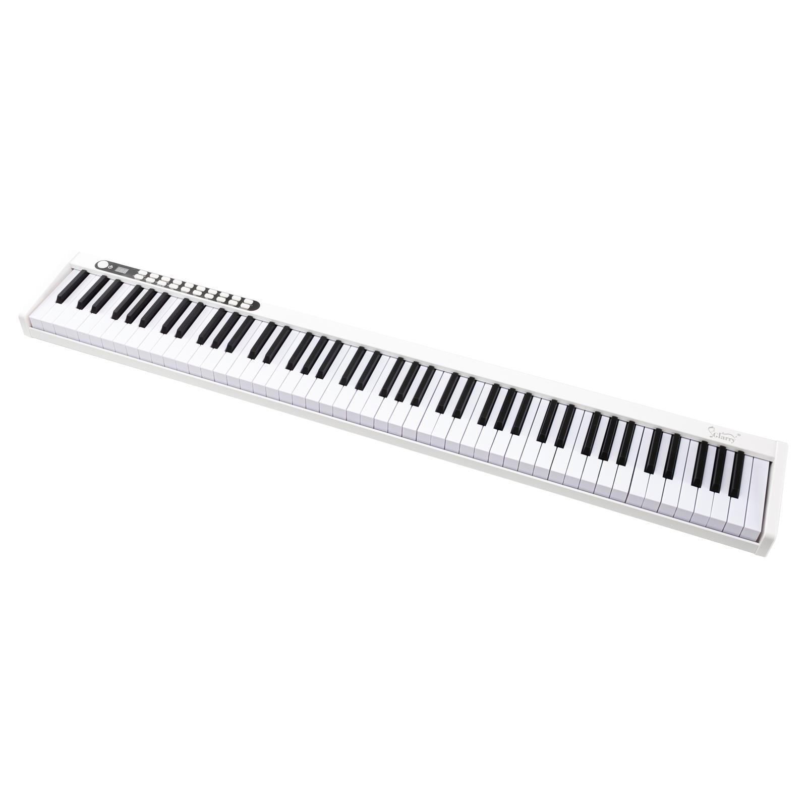 Glarry 88 Keys Digital Piano, Electronic Keyboard with Bluetooth, Built ...