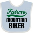 thumbnail image 3 of Inktastic Future Mountain Biker Boys Baby Bib, 3 of 4