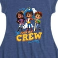 thumbnail image 3 of Santiago of The Sea - Join The Crew - Toddler And Youth Girls Fit And Flare Dress, 3 of 4
