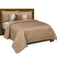thumbnail image 1 of Edredón Ligero Bordado con Fundas King Size Beige Dos Vistas Brunel, 1 of 7