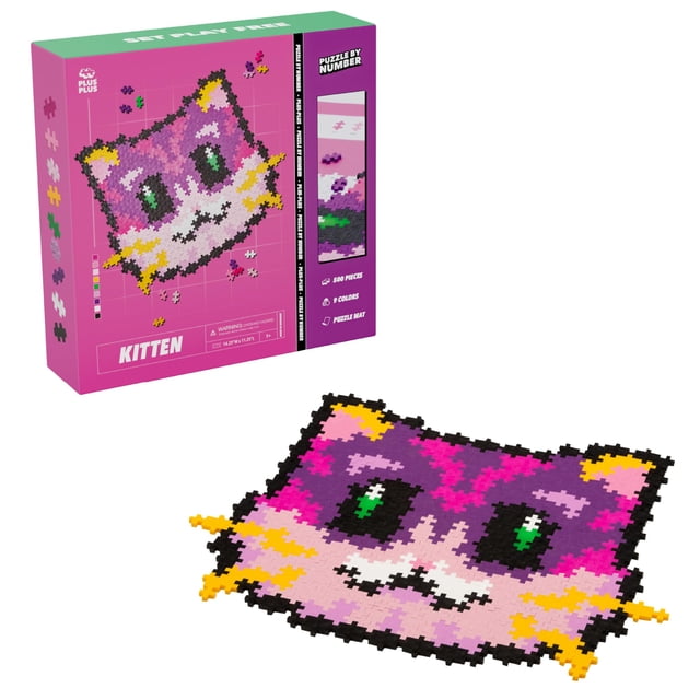 Minibloques de etiquetas entrelazados de Puzzle PLUS PLUS, 500 piezas