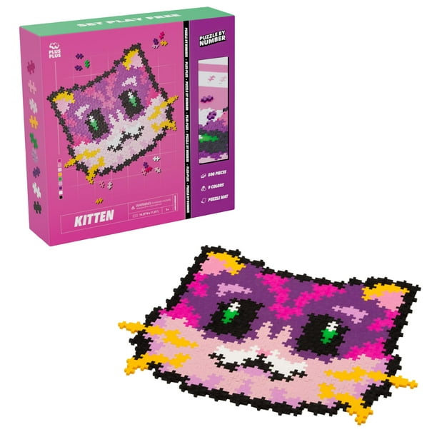 Minibloques de etiquetas entrelazados de Puzzle PLUS PLUS, 500 piezas
