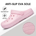 thumbnail image 5 of YHOON Women's Sandals Arch Support Clogs Garden Shoes Lightweight Comfortable Slip-On For Beach Casual Water Shoes Pink Size 6.5 Women/5 Men, 5 of 7