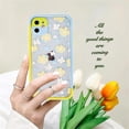 thumbnail image 6 of Compatible with iPhone 11 Case for Women Girls,Soft TPU+Hard Detachable PC Bumper Durable Flexible Case with Cute Floral Flower Pattern Protection Transparent Case for iPhone 11, 6 of 14