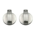 thumbnail image 1 of 2 Pcs Interrupteurs Rotatifs Bouton Rond Bouton Rond Poignées de Brûleur de Poêle Pièces de Cuisine Bouton de Feu en Métal, 6mm, Type 1, 1 of 8