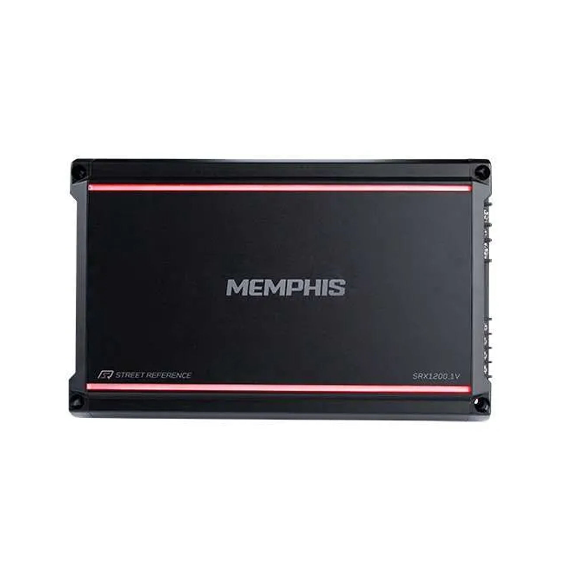 Memphis Audio SRX1200.1V 1200x1 at 1 Ohm SR Amplifier with 4GKIT 4-Gauge Amp Install Kit With ANL Fuse Holder and LL2BE 2-Channel Line Output Converter with Digital Bass Restoration