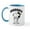 White/Blue Inside, variant on CafePress - Snoopy Graduate Mug - 11 oz Ceramic Mug - Novelty Coffee Tea Cup