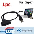 thumbnail image 2 of Cable adaptador USB 2.0 SATA 15 + 7 pines a USB 2.0 Matsuzay para Disco duro SATA 2.5, 2 of 6