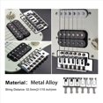 thumbnail image 5 of 2Conjunto Sillines de Puente de Trémolo de Guitarra de 10,5Mm para Strat Tele Accesorios de Guitarra Eléctrica, Plateado, 5 of 5