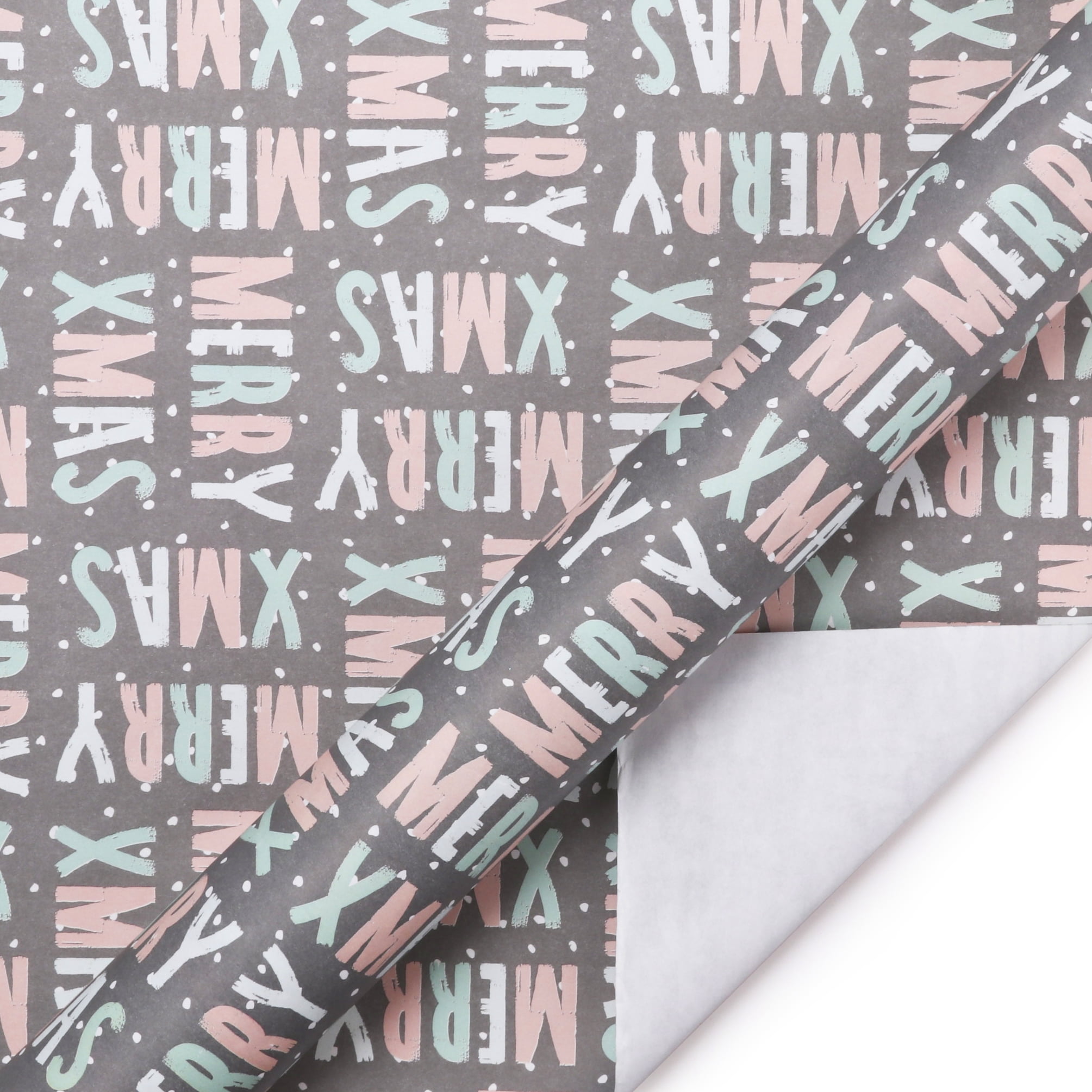 grey kraft wrapping paper