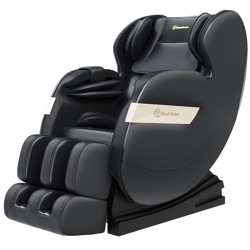 Real Relax Full Body Zero Gravity Shiatsu Massage Recliner Chair with Built-In Heat Therapy, Bluetooth