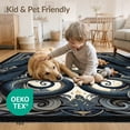thumbnail image 4 of ODIKA 2'x3' Washable Doormat Non-Slip, Low Pile Gothic Snake Serpent Tattoo Whimsigoth Crow Motif Whimsy Bathroom for Entryway, Kitchen, Laundry Room, 4 of 7
