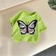 thumbnail image 5 of Blusas y camisas de manga corta con cuello redondo Camiseta de manga corta con cuello redondo estampada para niños de talla mediana y grande Ropa exterior informal de verano Pijamas de poliéster para, 5 of 5