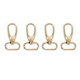 thumbnail image 1 of AMLESO 4-Pack Key Chain Clip Hooks Swivel Lanyard Snap Hook Keychain Hooks for Lanyard Golden, 1 of 8