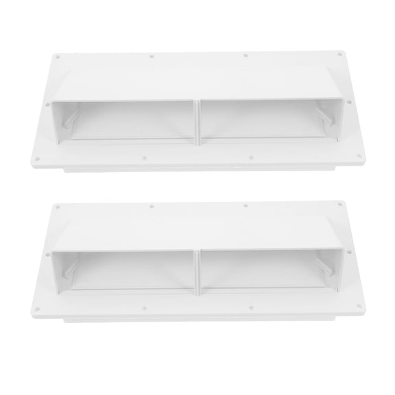 Milisten 2-Pack White Camper Stove Vent Covers Multi-Functional Plastic Accessories