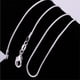 thumbnail image 2 of Cadena de hueso de serpiente Cadena de serpiente Joyas de plata Collar de clavícula de mujer de estilo europeo y americano, 2 of 5