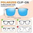 thumbnail image 3 of Gafas de Sol Clip-On JO Polarizadas UV400 Antirreflejo Unisex, 3 of 6